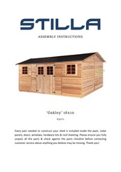 Stilla Oakley S3071 Assembly Instructions Manual