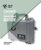 David Clark ConneX CREW Quick Start Manual