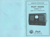 Pilot Communications TV-37 Operating Instructions Manual