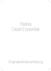 Yaasa Desk Essential Manual