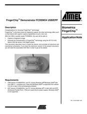 Atmel FingerChip FCDEMO4 Application Note