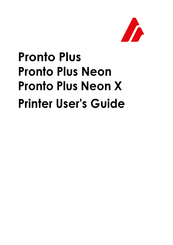 Azonprinter PRONTO PLUS User Manual