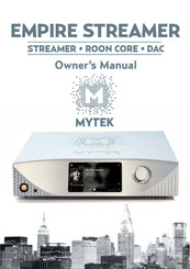 MyTek Empire Streamer Roon Core Owner's Manual
