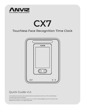 Anviz CX7 Quick Manual