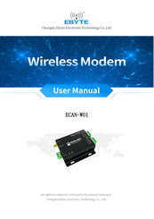 Ebyte ECAN-W01 User Manual