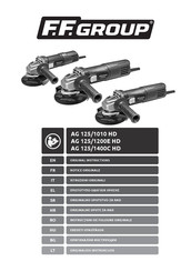 F.F. Group AG 125/1010 HD Original Instructions Manual