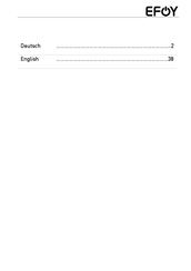 EFOY ProEnergyCase 2020P-3 User Manual