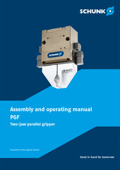 SCHUNK PGF 125 Assembly And Operating Manual
