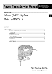Koki Holdings CJ 90VST2 Service Manual