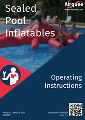 Airquee Sealed Pool Inflatables Operating Instructions Manual