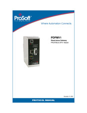 ProSoft Technology PDPMV1 Manual