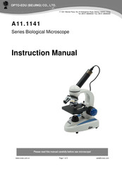 Opto-Edu A11.1141 Series Instruction Manual