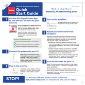 Rca ANT1275E Quick Start Manual