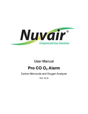 Nuvair Pro CO O2 Alarm User Manual