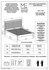 ME MARCKERIC VECTRA 15025 Assembly Instructions Manual