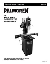 Palmgren 9680149 Operating Manual & Parts List