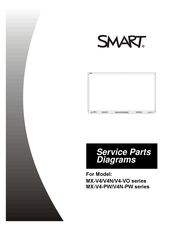 Smart Technologies MX-V4 Series Service Parts Diagrams