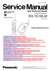 Panasonic KX-TC150-W Service Manual And Technical Manual