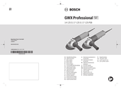 Bosch GWX 17-125 S Original Instructions Manual
