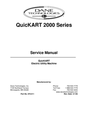 Dane Technologies QuicKART 2000 Series Service Manual