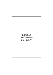ExpertBoard EXP8C49 User Manual