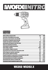 Worx Nitro WX352 Series Original Instruction
