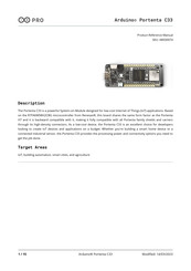 Arduino Portenta C33 Product Reference Manual