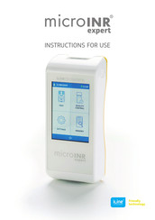 iLine microsystems microINR expert Instructions For Use Manual