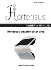 Hortensus HOR-BSL Owner's Manual
