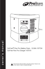 ProTeam GoFree Flex Pro 107515 Owner's Manual