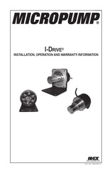 Idex Micropump I-Drive IMS Manuals | ManualsLib