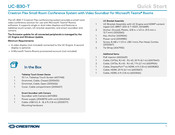 Crestron Electronics UC-B30-T Quick Start Manual