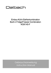 Dalbach KGK145-F Instruction Manual