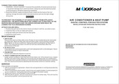 maxxkool MK13000 Installation And Operating Instructions Manual