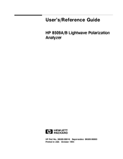 HP 8509A User Reference Manual