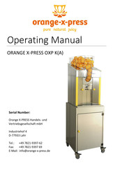 orange-x-press Orange X-Press K(A) Operating Manual