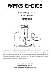 MAMA'S CHOICE MMC2001 User Manual