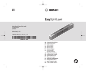 Bosch EasySpiritLevel Original Instructions Manual