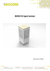 GEOCORE BION Fit spot Operating	 Instruction
