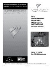 Town & Country Fireplaces TC42 Installation Instructions Manual