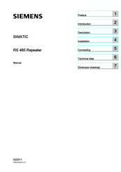 Siemens RS-485 Manual