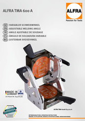 ALFRA TMA 600 A Manual