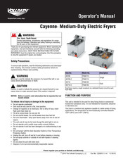 Vollrath 40709 Operator's Manual