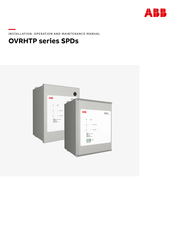 ABB OVRHTP SPDs Installation, Operation And Maintenance Manual