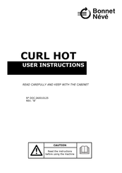 Bonnet Neve CURL HOT User Instructions