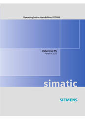 Siemens SIMATIC 677 Operating Instructions Manual