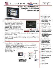 Woodward easYgen-3100XT-P1 Quick Start Manual