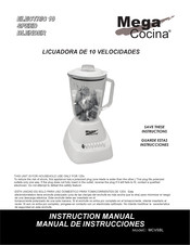Mega Cocina MCVSBL Instruction Manual