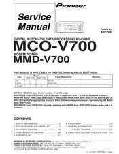 Pioneer MMD-V700 Service Manual