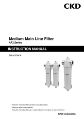 CKD AF2-24P65A Instruction Manual